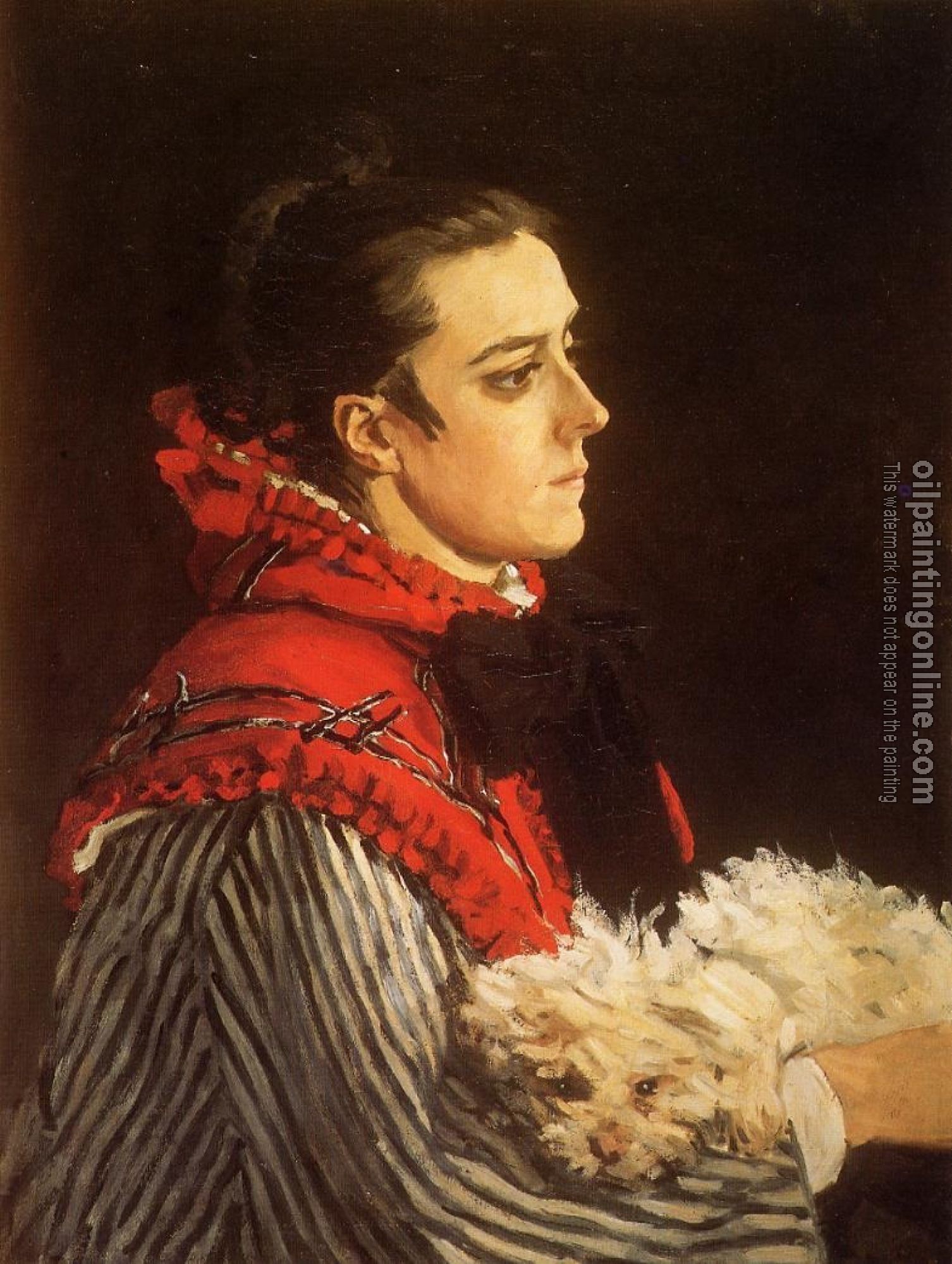 Monet, Claude Oscar - Camille with a Small Dog